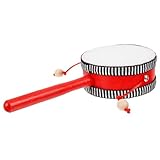 KICHOUSE Tranditonales Chinesisches Traditionelles Kinder Babyspielzeug Baby für Musikspielzeug Spaß Schlaginstrument Wellentrommel Handglocke Affentrommel Handtrommel Jungen