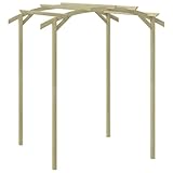 vidaXL Kiefernholz Imprägniert Pergola Pavillon Spalier Rosenbogen Holzbogen