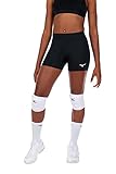 Mizuno Damen Vortex V2 Volleyball Shorts, Schwarz, S