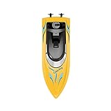 JOINPAYA hohes Boot outdoorspielzeug Outdoor Wasserspielzeug badenwannen badespielzeug Pool badewannenspielzeug Water Toy elektrisches rc Boot RC-Boot RC-Schiff Yellow