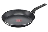 Tefal Easy Cook & Clean Bratpfanne 28 cm, Antihaftbeschichtung, Thermo-Signal Temperaturindikator, Schwarz, B5550633