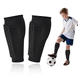 LUOJINYI 1 Paar schienbeinschoner Kinder Fussball, schienbeinschoner socken mit Wabenpads, schienbeinschoner socken, Lange Atmungsaktive Elastische, Geeignet für Skifahren, Radfahren, Bergsteigen