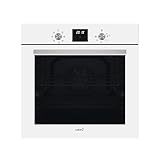 Cata MDS 8007 WH Digitaler Multifunktionsofen mit 7 Funktionen, Diplay Digital, Fassungsvermögen 80 l, Panoramatür, Full Glass, Innenbeleuchtung, weißes Glas