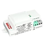 Merrytek MC602S Mikrowellen-Bewegungssensor mit Schalter – 360° Bewegungsmelder für LED, CFL, Halogenlampen bis 800W, Deckenmontage, Präsenzmelder für Innenräume, IP20, einstellbare Reichweite & Zeit