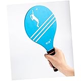 iplusmile 1 Satz Kinderschläger badmintonschläger Children's Badminton Racket Creative Badminton Racket tennisschläger Strandball-Paddel Board Badmintonschläger Hölzern Blue