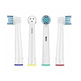 Ersatz-Borsten für elektrische Zahnbürsten, ersetzt elektrische Zahnbürstenköpfe, 4 Stück