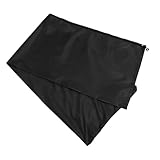 TEHAUX Oxford Schutzhülle für Garten Sonnenschirme Wind Reißfest mit Stabilem Reißverschluss Breit Schwarz Wetterfeste Abdeckhaube für Outdoor parasol