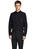 JACK & JONES Herren Jprblacardiff skjorte L/S Noos Langarmshirt, Schwarz, L EU