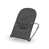 Maxi-Cosi Loa Babywippe, ultrakompakt zusammenklappbare, leichte Babywippe, 2 Liegepositionen, tragbare Babywippe aus 100 % Recyclingmaterialien, 0 bis ca. 2 Jahre, 0–12 kg, Beyond Graphite