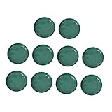 Abaodam 10 Stück Pflanzschale aus Kunststoff Untertasse Pflanzen Drainage Abtropfschale für Blumentöpfe im Freien groß eingetopft Runde Blumenkapsel Blumentopfschale Green