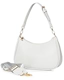 nownow® - Y2K Schultertasche Damen - Handtasche Mädchen mit 2 Schultergurten zum Wechseln - Kleine Umhängetasche Damen schmaler Gurt - Crossbody Bag Breiter Gurt - Ostern Geschenk Teenager Mädchen