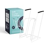flexilife XXL Sockenanziehhilfe Strumpfanzieher Anziehilfe - Anziehhilfe für Strümpfe aus Metall (Ø 15 cm - Wadenumfang 43 cm oder größer)