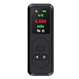 HOHOVYVY Geigerzähler Radioaktivität,Atomstrahlungsdetektor Geigerzähler Strahlungstester Persönliches Dosimeter(Black)
