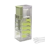 Tragbare Drahtbox, tragbar, automatisch, Drahtetui, Reise, Aufbewahrung von Zahnseide, Zahnseide, Werkzeugbox, Zahnreinigung, Aufbewahrungsbox D
