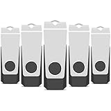 TEWENE USB Stick 32GB 5 Stück Set,USB Speicherstick Flash Drive Memory Stick,High Speed USB 2.0 Schwarz Rotate.