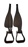 A&M Reitsport Steigbügel + Fender aus Leder hoher Qualität, Neu, Farbe:Braun