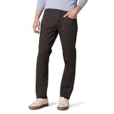 Amazon Essentials Herren 5-Pocket-Chinohose, Komfortabler Stretch, Gerade Geschnitten (Früher Goodthreads), Grau, 34W / 30L