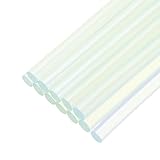 QUARKZMAN 12 Stück 100mm x 7mm Heißklebesticks Mini Klebestifte für Heißklebepistole, Heißklebestifte Klebesticks für Reparieren Kunst Dekorieren DIY Handwerk, Mattblau