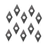 HOMSFOU 10 Stück Teiliges Hartmetall grout Removal Tool mit Diamantförmigem Kegelkopf Verschleißfestes Fugenreinigungswerkzeug für Fliesenfugen für Ecken und Kleine Fugenarbeiten