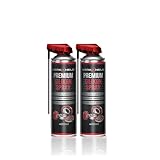 2x WerkXheld Silikonspray Gleitspray : Premium Schmieröl, Kriechöl & Sprühfett - Laufband Öl, Silicone Spray, Silikonfett für Dichtungen, Kunststoff, Gummi, Holz & Metall