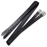 Brama West Steigbügelriemen aus Leder - 125/135/145/155cm - Paar - Bügelriemen - schwarz (135cm)