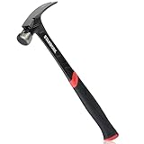 STARWORK True Mechanic™ Hammer mit Komfortgriff, Nagelhammer, Stahlkopf, Stahlgriff, AntiVibe, Rip Claw