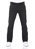 riverso Jeans Herren Stretch Bootcut RIVFalko Jeanshose Hose Denim Schwarz w38, Farbe:Black Denim (B122), Größe:38W / 34L