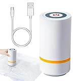 Elektrische Vakuumpumpe - Kompakt Tragbare Elektrische Luftpumpe | Kraftvolles Pommpe Für Schnelles Saugen | Leere Pomppe Für Angepasste Aufbewahrungsbeutel Für Die Heimreise Und Die Ökonomie De
