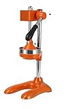 Große Zitruspresse – Professionelle Presse für Orangen, Grapefruits und Zitronen – Extrahiert ein Maximum an Saft. Robuster Sockel aus Gusseisen.(Orange,26 * 20 * 47cm)
