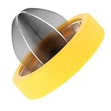 BESTYASH Zitronenpresse Metall Manuelle Saftpresse Handpresse Saftpresse Manuelle Entsaftermaschine Hand Manuelle Zitruspresse Gelb