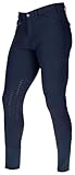 Covalliero Reithose Techno II f. Herren dunkelblau, Gr. 52, Kniebesatz