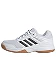 adidas Speedcourt Indoor Shoes Kids Schuhe, Cloud White/Core Black/Gum, 36 EU