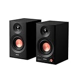 Edifier MR3 Kompakter Studio-Lautsprecher 2.0, Hi-Res Audio, Bluetooth V5.4, physische Steuerungen, RCA, AUX, Mobile App, 2 x 18 W, Schwarz