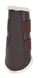 Covalliero Kerbl 3210548 Dressurgamaschen Fleece hinten braun, M