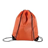 XIRIXX Eco Polyester Bundle Pocket Race Rucksack Tragbar Wasserdicht Einkaufspack Rucksäcke Tragbar Männer Frauen Outdoor Sport Gym Bag, Orange, One size