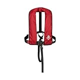 12skipper Automatik-Rettungsweste 165N mit Harness, Schwimmweste, Rot