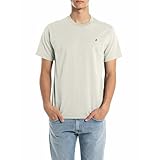 REPLAY Herren M3015 T-Shirt, 985 Cloud, S