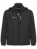 FALKENSTEJN Summer Windbreaker Regenjacke Anorak Windjacke leichte Jacke (XL, schwarz)