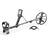 Nokta Simplex Ultra Metalldetektor mit Karbonfaser-Schaft und 27,9 cm Suchspule, Schwarz