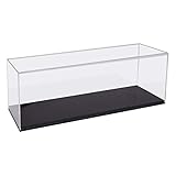 HMF 46805 Acryl Vitrine / Schaukasten für Modellautos, Figuren | 50 x 16 x 18 cm | Transparent