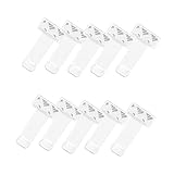 KHDULQ 10 Stücke Ticket-Clip Auto, Durchsichtiger Auto-Clip, Parkschein-Clip, Windschutzscheibe, Selbstklebender Parkschein-Ticket-Clip, LKW- Und Wohnwagen-Genehmigungen, Tickets Und Rechnungen