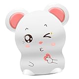 UPKOCH 1Stk Silikon-Maus-Nachtlicht cartoon tätschelte lampe stillendes nachtlicht Weihnachtssto Nachttischlampe Silikon-Maus-Nachtlampe Maus Nachtlicht tragbar LED Tier Geschenk Kind