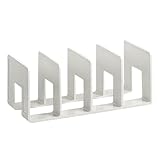 Acryl Buchständer Bücherregal für den Schreibtisch Stehsammler Archivsammle DIY Buchablagen mit 4 Fächer Katalogsammler für Bücher Ordner Zeitschriften Notizbücher Organizer CD Halter