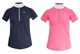 NETPROSHOP Turniershirt Damen Poloshirt Atmungsaktiv mit kurzen Ärmeln und UV-Schutz, Damengroesse:38, Farbe:Dunkelblau