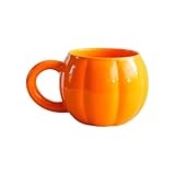Kürbis-Keramik-Kaffeetasse, Kaffeetasse Kürbis Tasse, Halloween-Kürbis-Tassen, Enhance the Festive Atmosphere, Geeignet für zu Hause und im Büro
