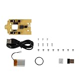 Giwnhvx DIY 3D-Druck Kabelloses Maus-Kit DIY Mausmodul-Taste Individuell Angepasst für Win/MacOs Geschenk