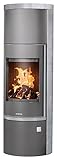 Justus 5693 22 Faro W+ 2.0 Kaminofen Stahl Gussgrau mit Speckstein-Verkleidung/A+
