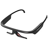 TOUCHBeauty Lichttherapiebrille, Schlaftherapiebrillen 2-in-1 Brillen mit Premium Grünem und Rotem Licht, für Besseren Schlaf, Energieschub, Jetlag (inkl. Reiseetui) AG-2146B (Schwarz)