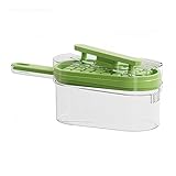 Homeponnew Eiswürfelform mit 64 Fächern, stapelbare Eiswürfelbox mit Deckel und Aufbewahrungsbehälter für Getränke, Camping, Partys