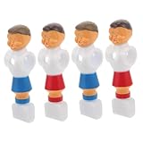 LOORGVEL 4 Stück Teiliges Tischfußball Figuren Robustem PVC Farblich Elegant Ergonomisch Gestaltet für Präzise Ballkontrolle Kompatibel als Fußball maschinenteile für Tischkicker spielspaß